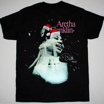 Vintage Christmas Queen Of Soul Aretha Franklin Gift Xmas Black S To 5XL T-Shirt Unisex T-Shirt