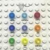 Transparent Round Hole Building Blocks Compatible with 4073 Seawater Parts - 0.1kg Bag