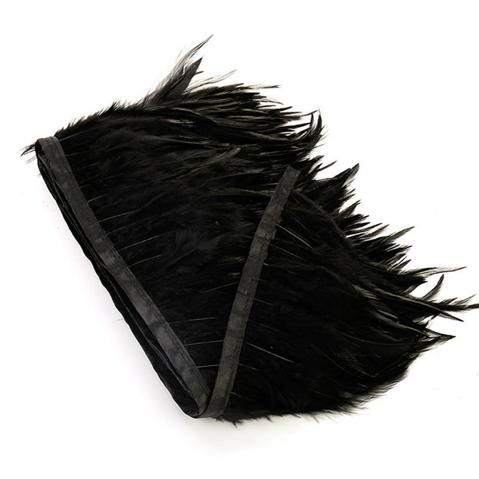 10 метров натуральная тесьма из перьев для шитья одежды, ручной работы, перья для вечеринки, свадьбы, перья для рукоделия, DIY украшение 10-15 см