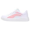 Li Ning Низкие кроссовки из синтетической кожи, нескользящие, износостойкие, для скейтбординга, женские, Бело-розовые, AGCR470-4