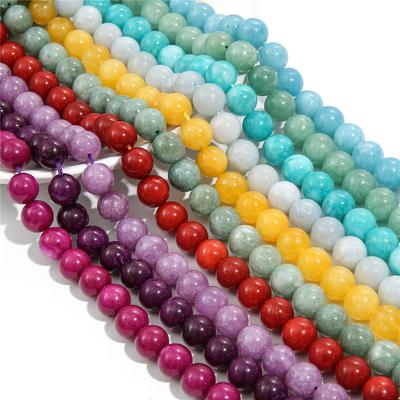 6/8/10/12 мм натуральный камень нефрит яшма бусины свободные круглые бусины для изготовления ювелирных изделий DIY браслет ожерелье серьги аксессуары около 15 дюймов/нитка