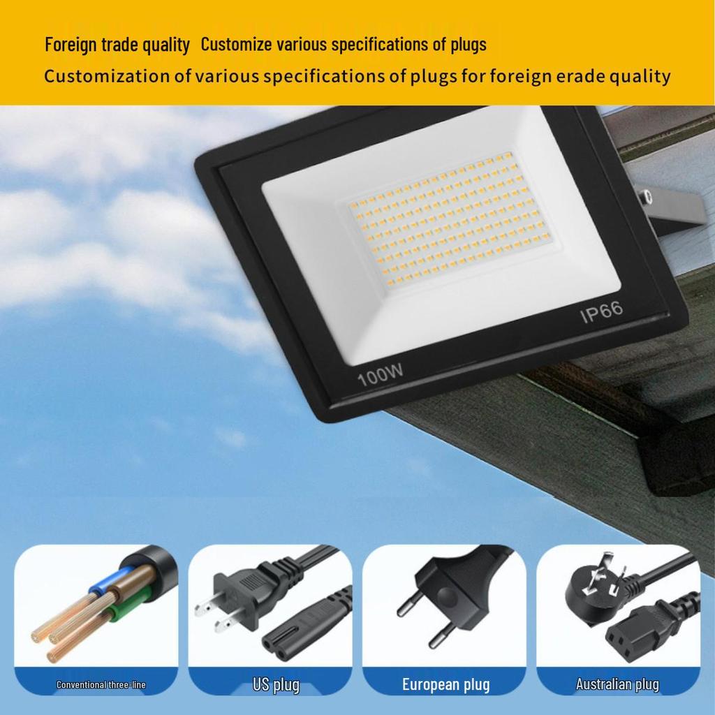 Outdoor RGB LED Floodlight for Parks - Waterproof, Color-Changing Smart Tree Light