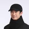 Winter Men's Wool Warm Baseball Cap Ear Protection Cotton Cap Outdoor Elderly Velvet Thick Cap