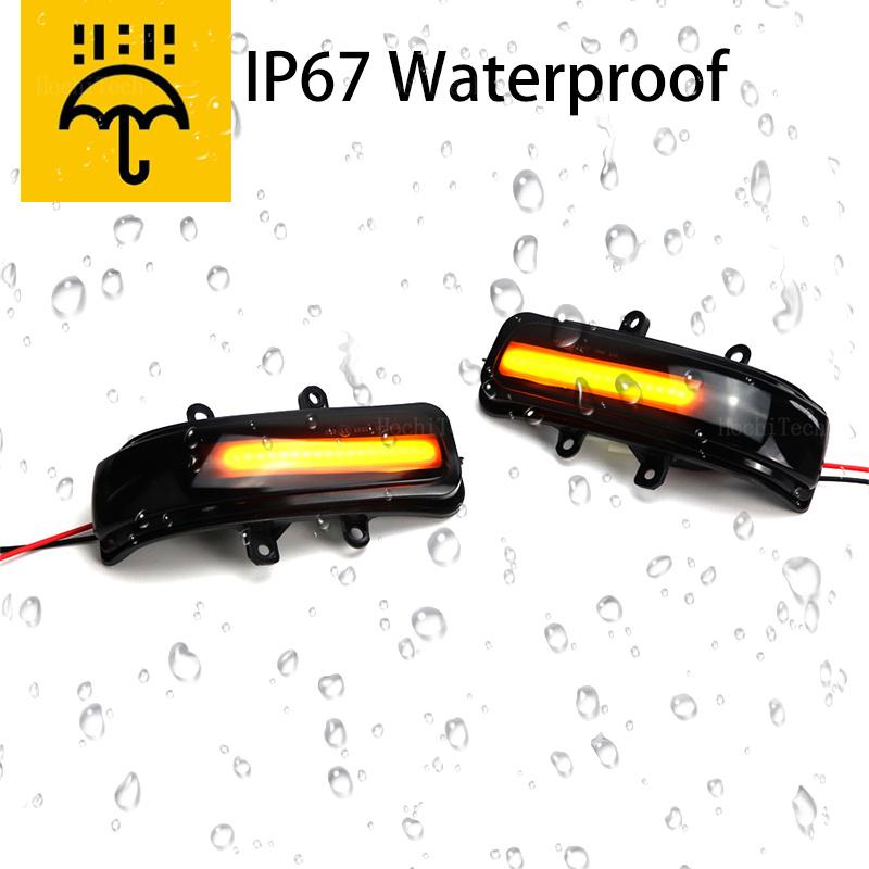 Индикатор бокового зеркала, динамический светодиодный указатель поворота для Toyota RAV4 XA30 Vanguard Previa Estima Alphard AH20 Vellfire Noah