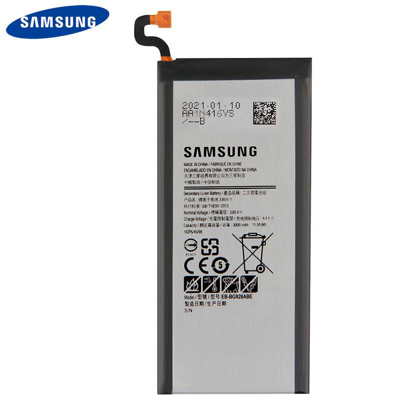 Оригинальный аккумулятор EB-BG928ABE для Samsung GALAXY S6 Edge Plus G928P G928F G928V G9280 G9287 EB-BG928ABA 3000 мАч
