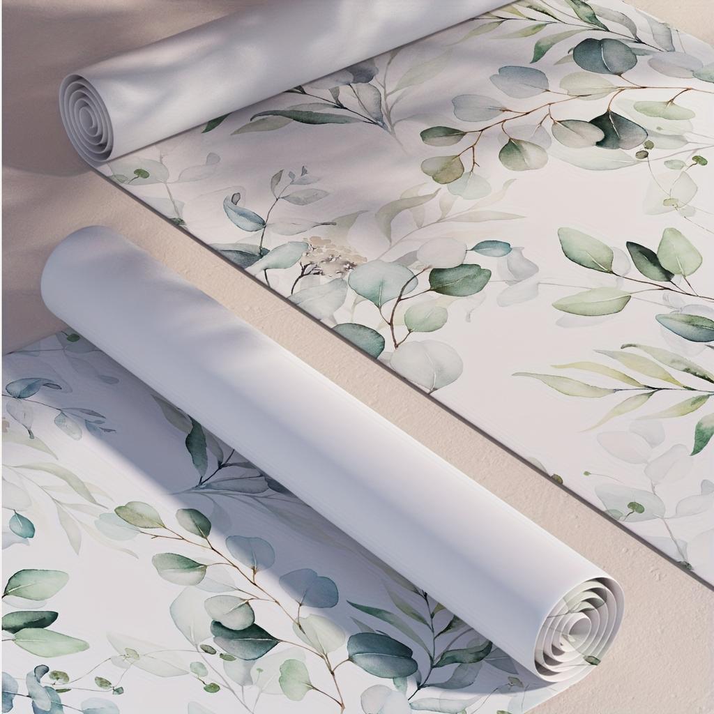 1 рулон окрашенные абстрактные цветы самоклеящиеся влагостойкие бесшовные обои утолщенные водонепроницаемые украшение для дома гостиная ро