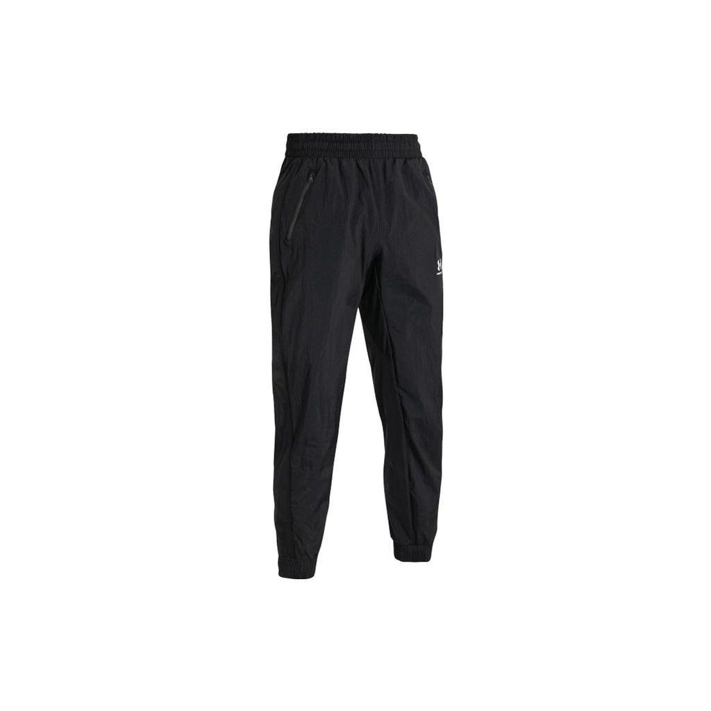Under Armour SS23 Woven Training Pants Men Bottoms Black 1373187-001