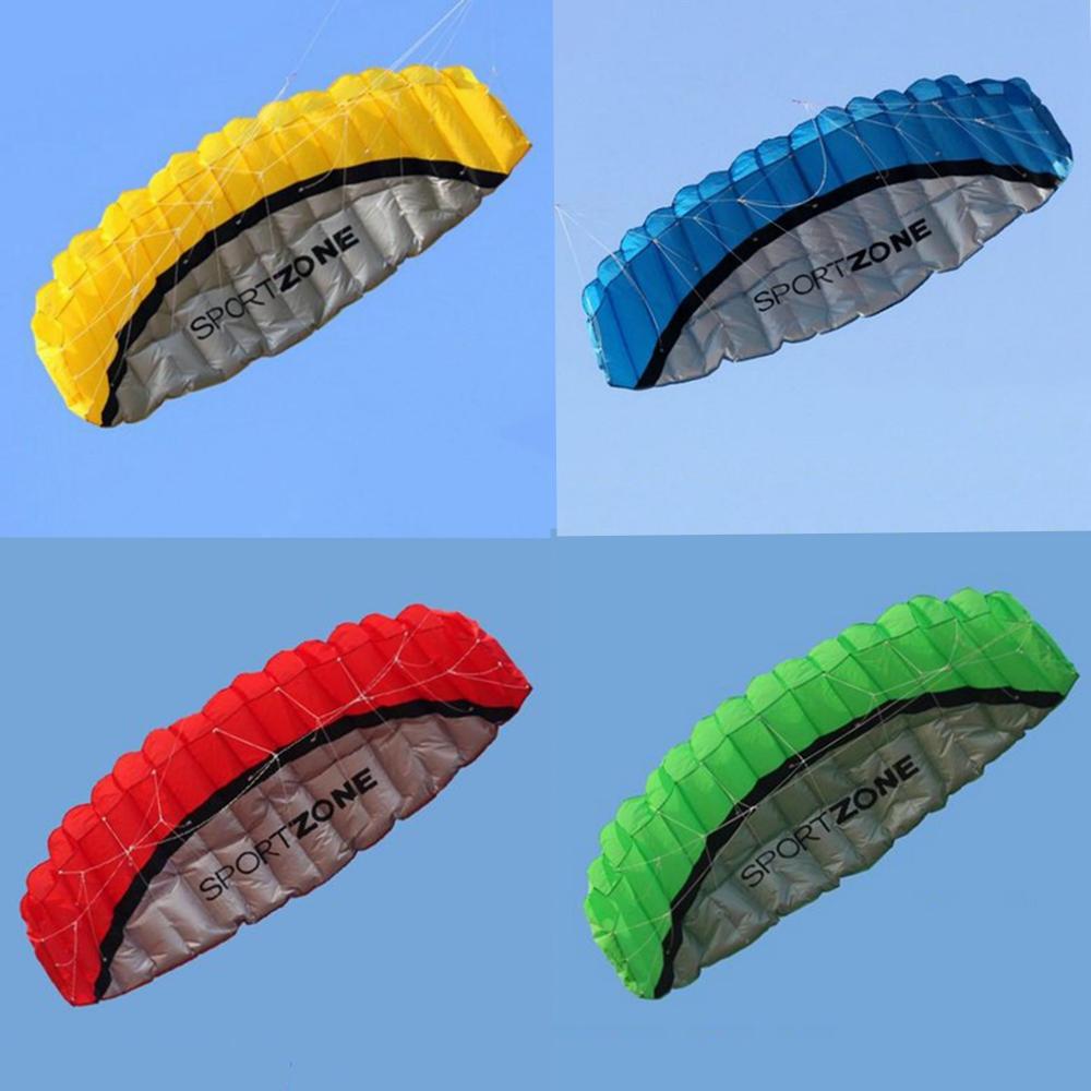 Outdoor Fun Sports Power Dual Line Stunt Parachute Beach Sport Kite for Beginner Adult Toy
