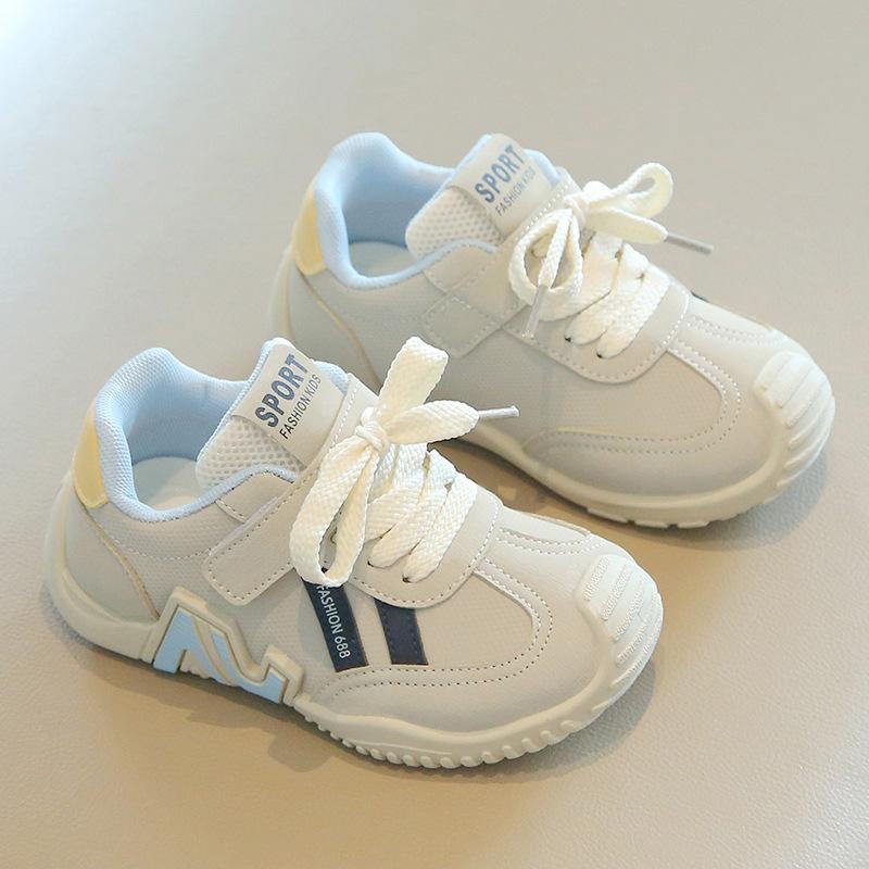 Children's Sneakers2026New Spring and Autumn Boys' Casual Shoes, Girls' Training Shoes, Soft-Soled Baby White Shoes