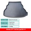 Износостойкий Водонепроницаемый Экологичный Коврик в Багажник из ТПЭ для Honda Fit