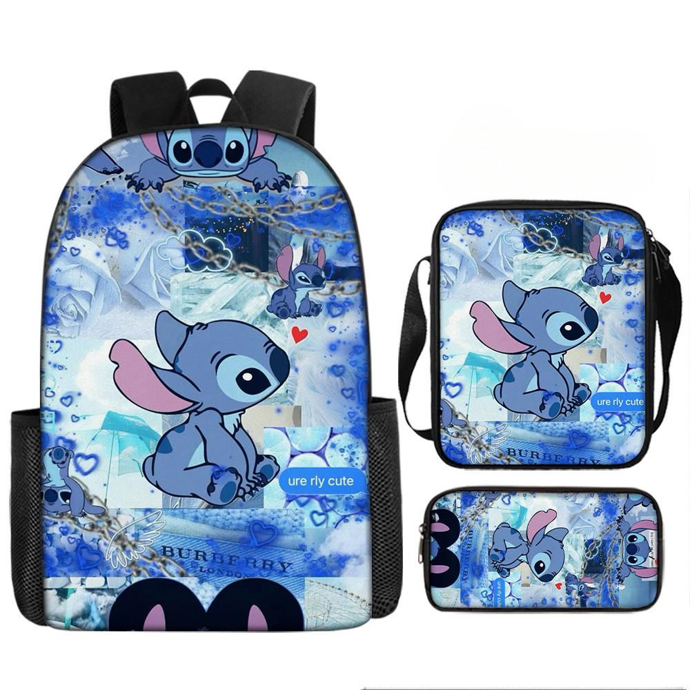 Школьный рюкзак Disney Стич из Оксфордской ткани, легкий, дышащий, для детей