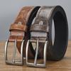 Belt Men's Needle Buckle Retro Belt Fashionable Casual Pu Men's Wide Belt Versatile Pants Belt New Belt