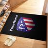 Atletico Madrid Customize Your Name Area Rug Design for Bedrooms Outdoor Balcony Playrooms Anti-slip Rug Decorate Offices Gift for Festivals