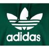 Adidas Женские толстовки с капюшоном и принтом логотипа на шнурке, темно-зеленые IB7433