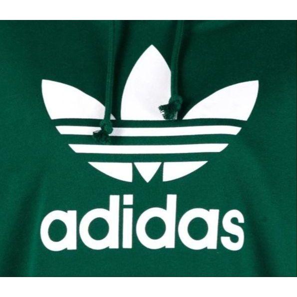 Adidas Женские толстовки с капюшоном и принтом логотипа на шнурке, темно-зеленые IB7433