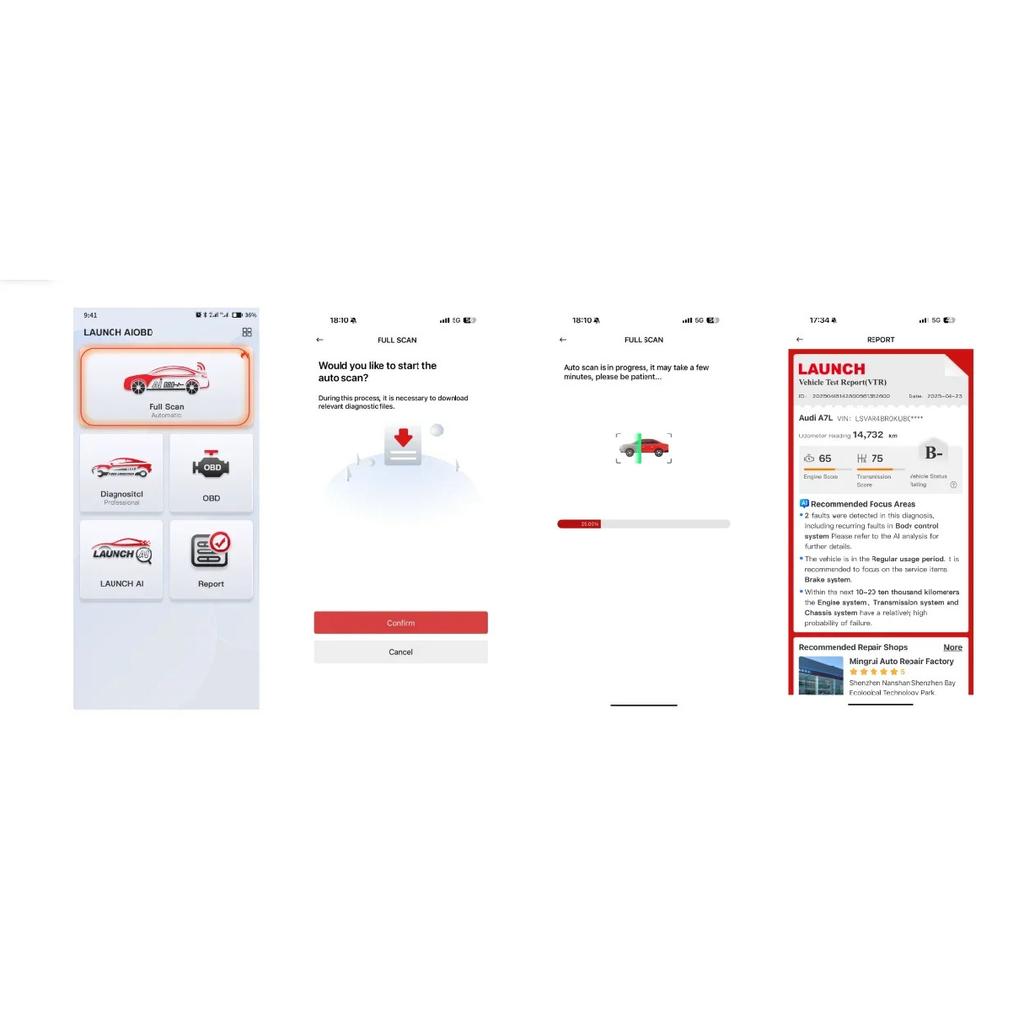 LAUNCH AIOBD Bluetooth-коннектор OBD2-сканер Полные OBD-функции Бесплатно на всю жизнь Для системы Android для iOS Автомобильные диагностические инструменты