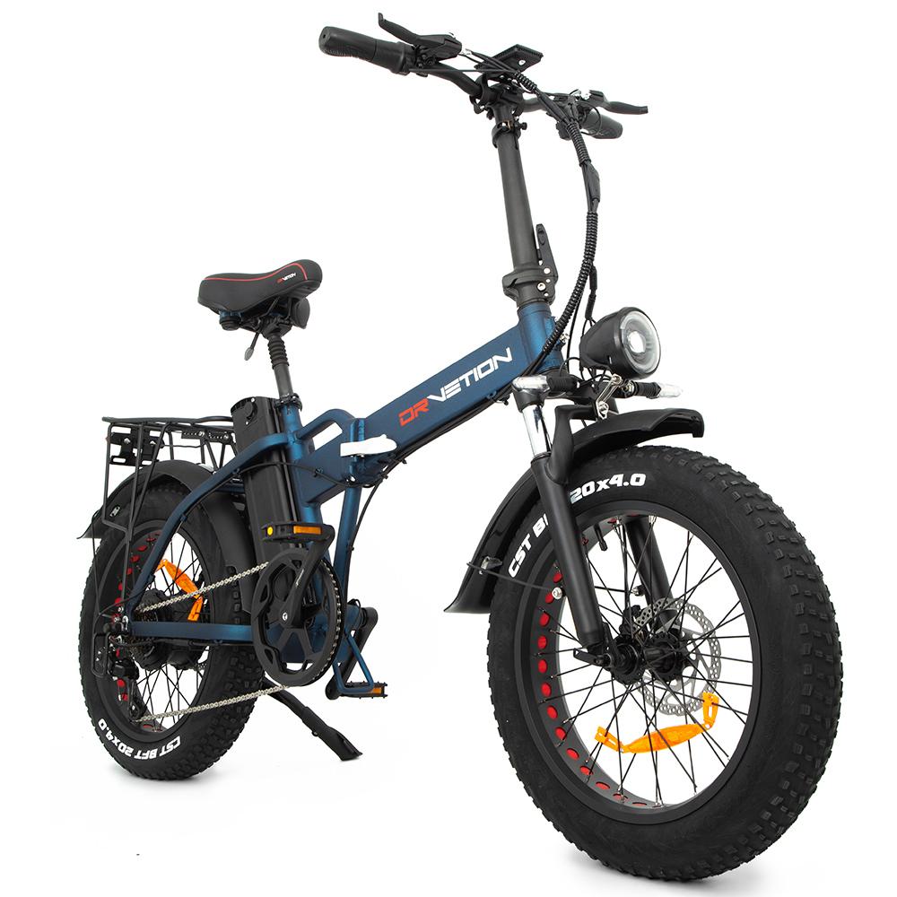 Electric Bike Foldable Drvetion 20" 750W Motor City Ebike Top Speed 45Km/h Max 80Km Load 150Kg AT20