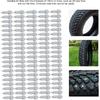 Snow Tire Studs, Anti Skid Snow Spikes for Car, Motorcycle, Scooter, Electric Vehicle ¨C 100Pcs Steel Studs with Installation