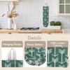 TOGETRUE Plastic Bag Holder, Large Wall Mount Trash Bag Storage Dispenser for Home, Kitchen, Travelling (Green)