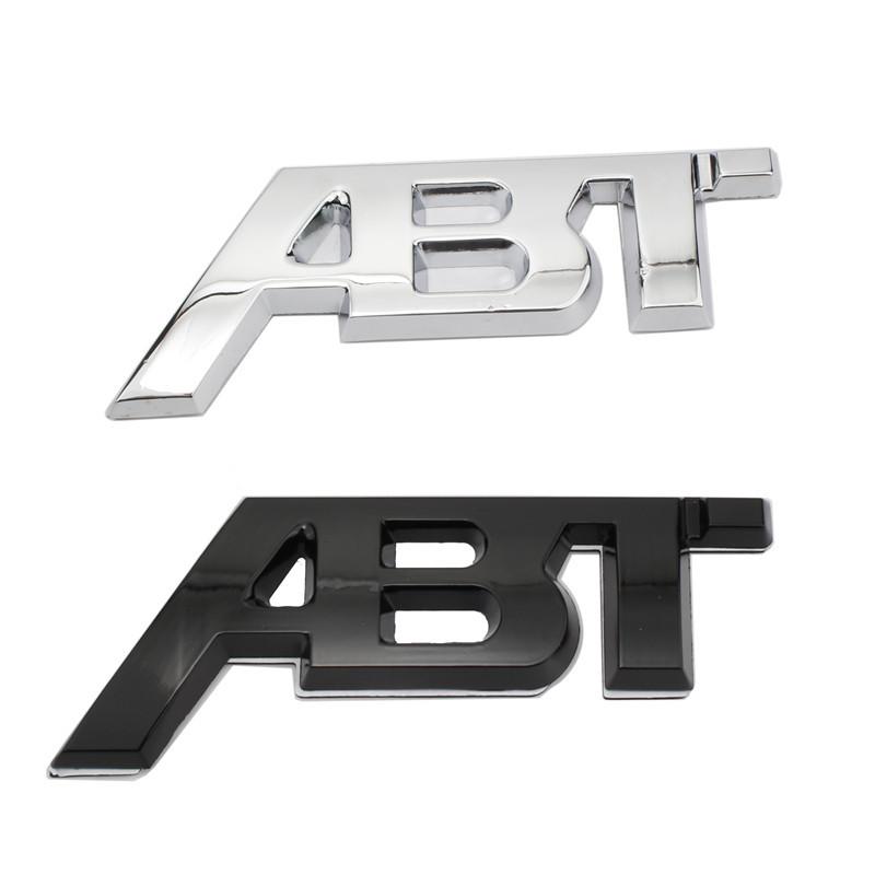 2026 3D Metal ABT Logo Car Front Grille Emblem Badge Stickers Decals For 4YTFG A4 A6 A5 A7 A1 SQ5 TT RS6 RS3 Q7 Q5 Q8 A3 VW Golf 7 Q3