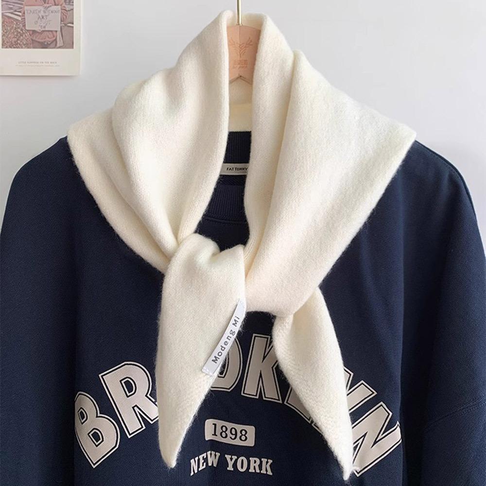 Fashion Wool Knitted Knitted Scarf Multi-functional Warm Women Headscarf Women Shawl Winter