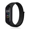 Нейлоновый ремешок-замена на липучке, совместимый с Xiaomi Mi Band 3 4 5 6 7 8 9, регулируемый ремешок на запястье, прочный дышащий материал