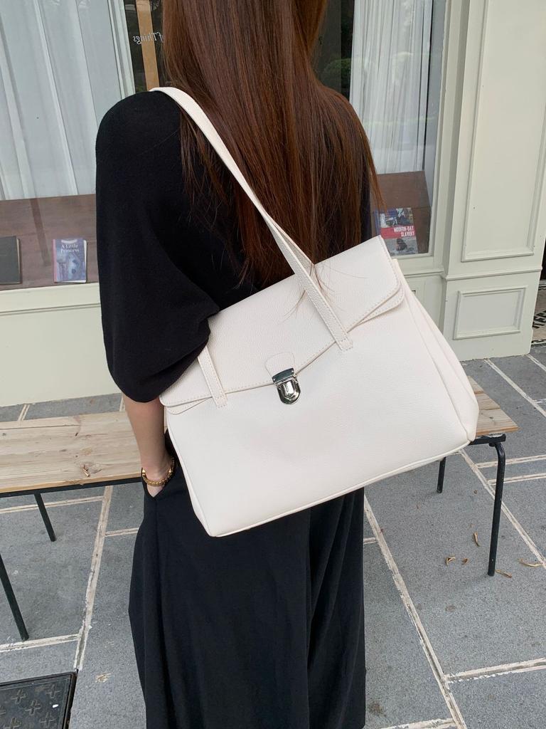 Korean Version of Spring and Summer New Style Flip Style Commuting Shoulder Bag Ins Versatile Tote Bag for Women