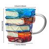 3D Расписная Книга Чашка Стакан Кофейная Чашка Новинка Стакан Чайная Кружка для Книжных Червей Смешная 3D Расписная Кофейная Чашка Уникальная Расписная для Читателей