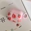 Корея Милый Розовый Клубничный Узор Силиконовый Чехол для Наушников AirPods Pro 2 AirPods 4 AirPods 1 2 3 Мягкий Защитный Чехол Coque