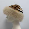 New tiger pattern plush hat, high-end warm autumn and winter thickened fashion leopard pattern basin hat, plush versatile Mongolian hat