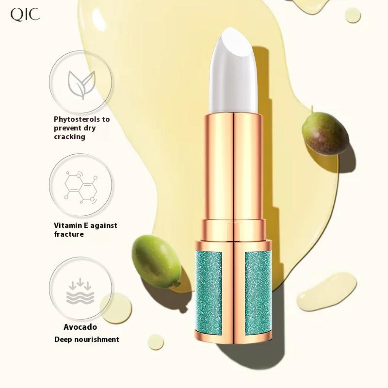 QIC Star Lip Balm, увлажняющий воск для губ, бесцветный прозрачный уход, увлажняющий блеск для губ, красота