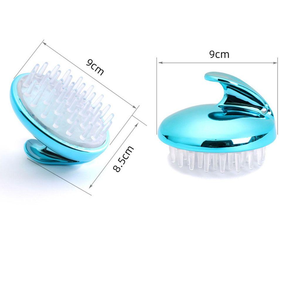 SPA Silicone Massage Comb Scalp Massage Shower Brush Soft Household Shampoo Comb Women