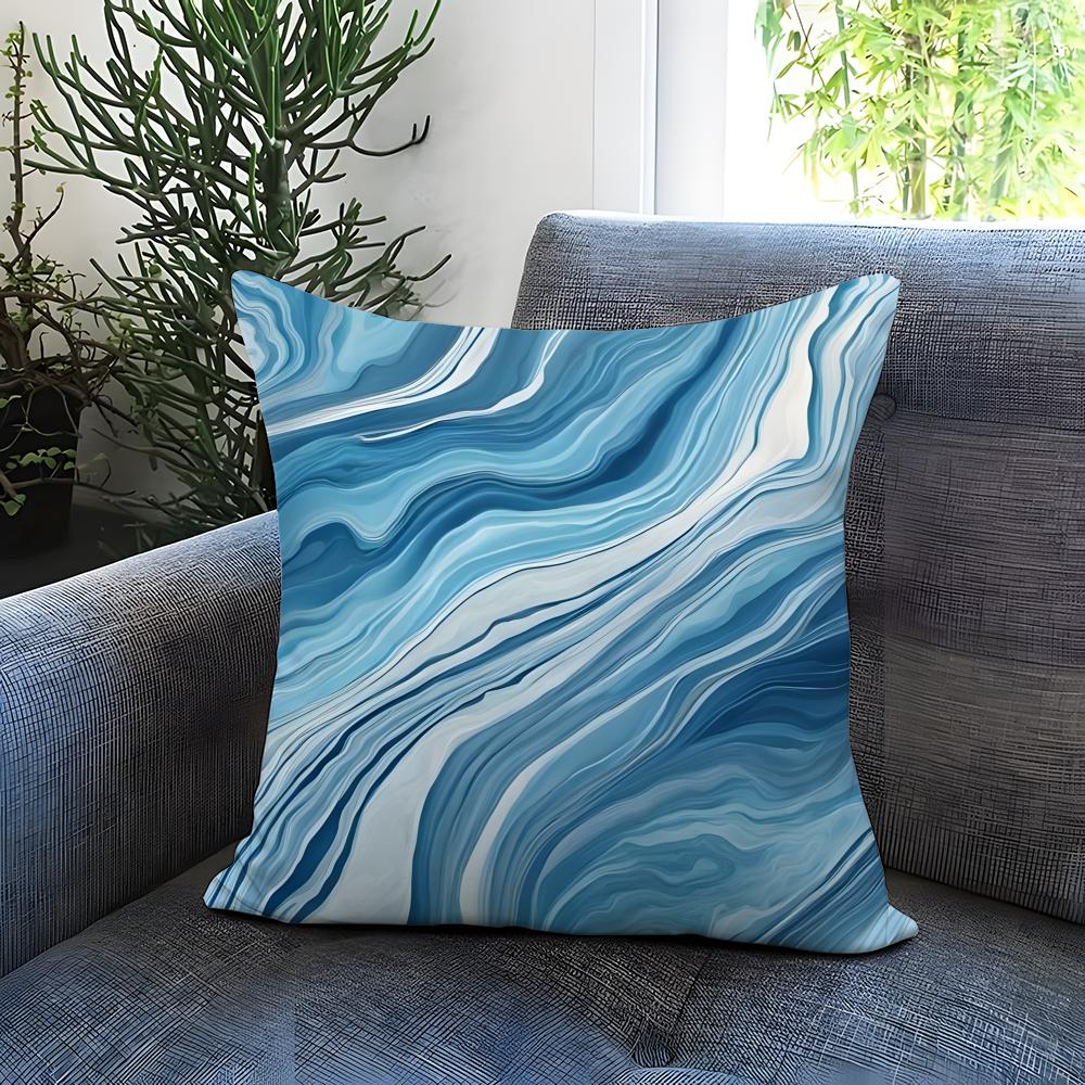 Abstract Texture Cushion Cover Comfortable Reversible Pillow Cover Ideal for Car Sofa Bedroom Beyond