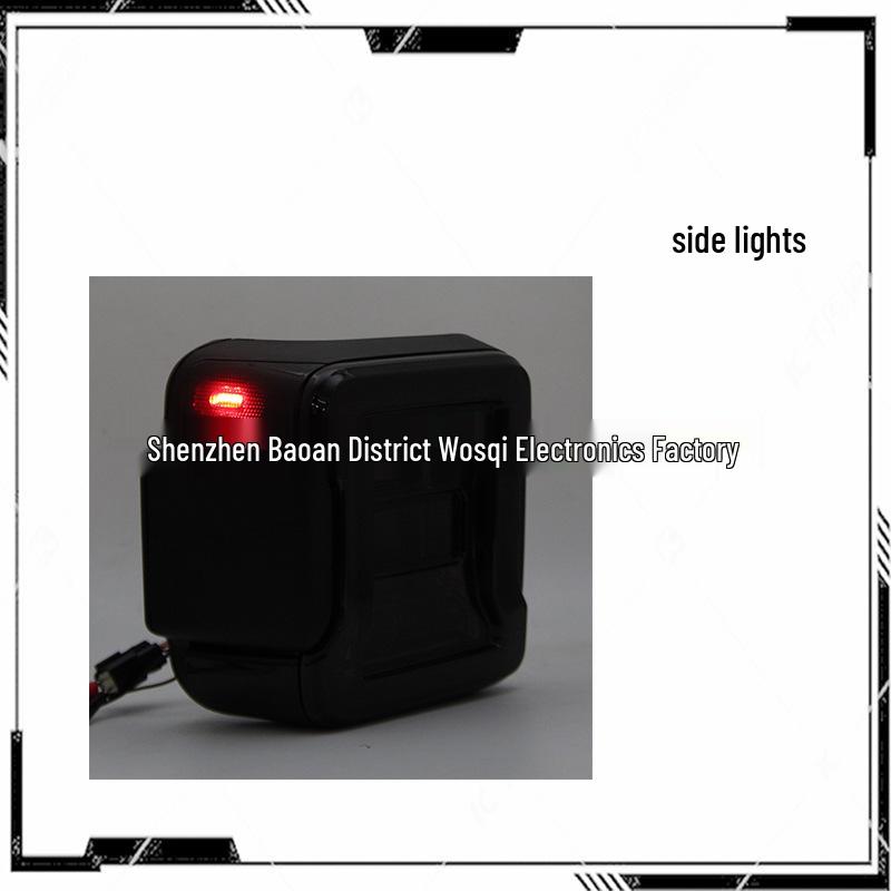 Smoked Black Taillights for Jeep Wrangler JL – Brake, Reverse, and Modification Lights