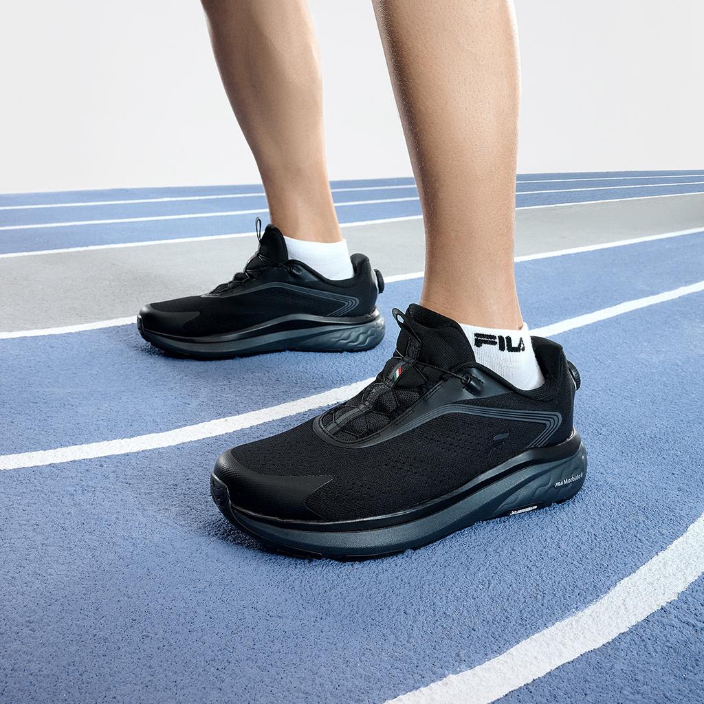 Fila Boa Nuvole 2 City Беговые Кроссовки Низкие Повседневные Мужские кроссовки Черные A12M421105FBK