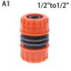 Garden Watering Hose Plastic Quick Connector 1/2" 3/4'' 1'' Double Male Coupling Joint Adapter Extender Set For Pipe