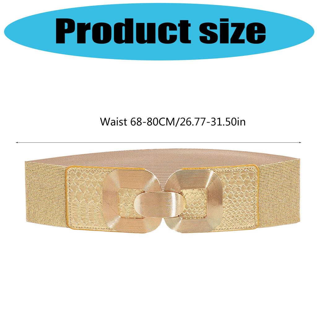 Simple Elastic Wide Belt For Women Dress Comfortable And Stretchy Corset Belt Waiststrap For Evening Party Formal Event