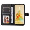 For Oppo Reno8 T 4G Phone Leather Case Calf Texture Stand Wallet Protective Phone Cover
