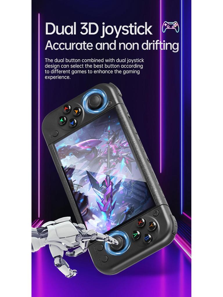 Портативная игровая консоль RG50XX Retro GBC Arcade с двумя играми PSP с открытым исходным кодом и системой LINUX.