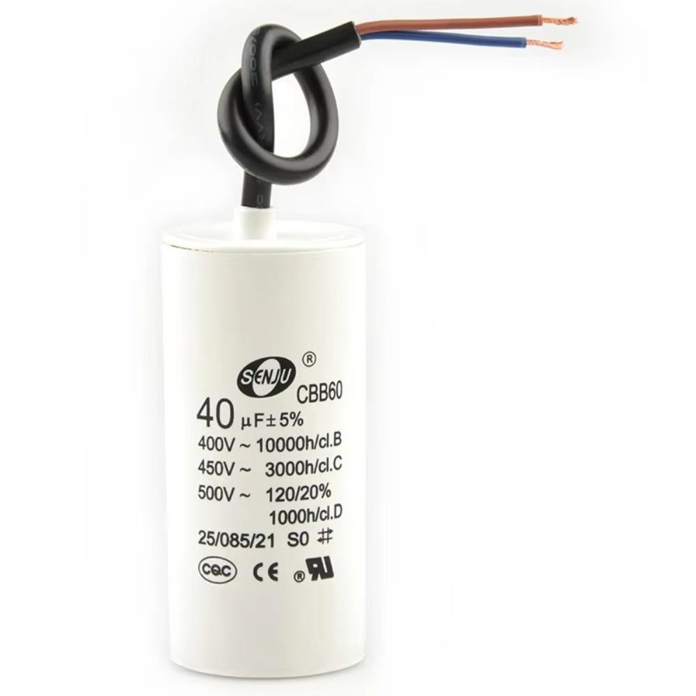 450V Motor Run Capacitor Round Water Pump Capacitor Reliable Washer Capacitor