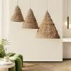 1PC Hanging Decorative Lampshade Living Room Rope Lampshade Vintage Hand-woven Rustic 3 Sizes