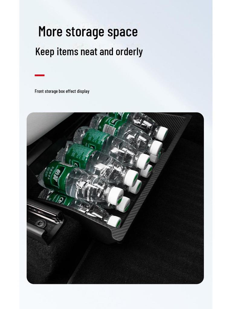 Скрытый ящик для хранения вещей под сиденьем Tesla Model Y