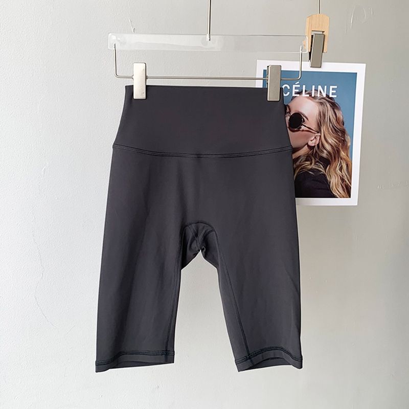 Lu Same Yoga Shorts Women's Summer New Free Size No Embarrassment Line Belly Contracting Hip Lifting Sport Workout Cropped Pants