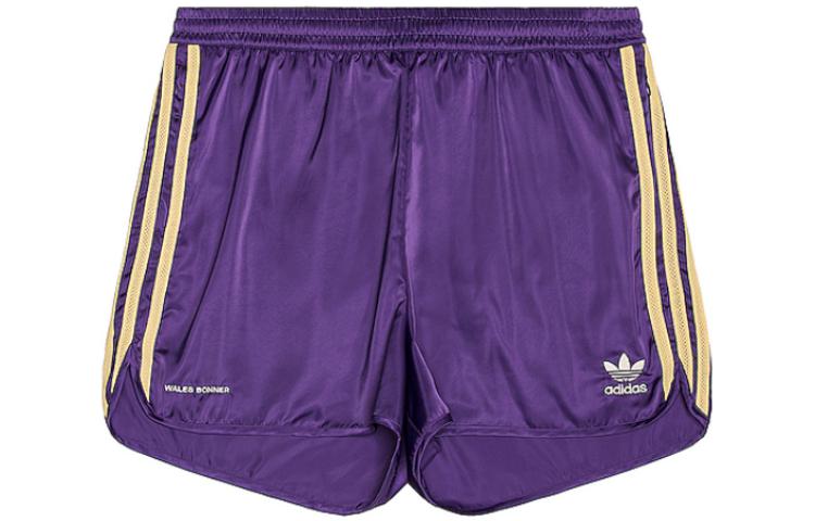 adidas Оригинальные Шорты Повседневные Wales Bonner 70-е Мужские Фиолетовые h35565