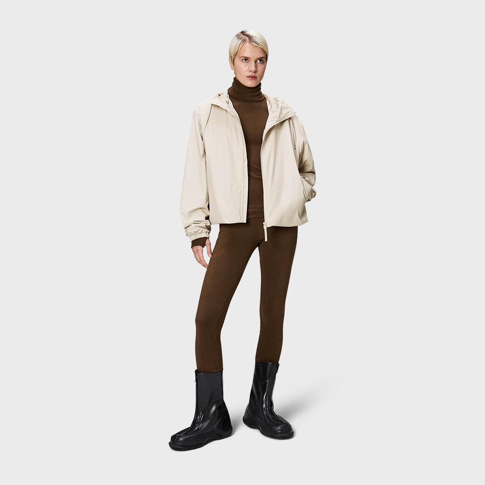 Rains Roia Short Insulated Jacket - Dune