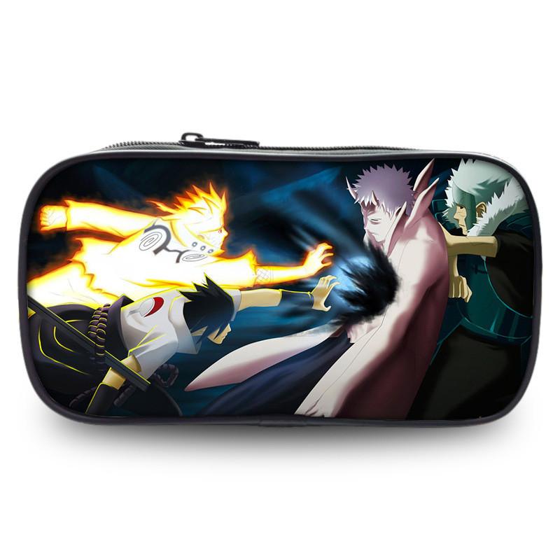 Naruto Anime Character Print Single Layer Stationery Storage Bagfor Students