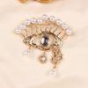 Devil'S Eye Fringe Brooch Fashion Baroque Suit Coat Eye Pin Accessories