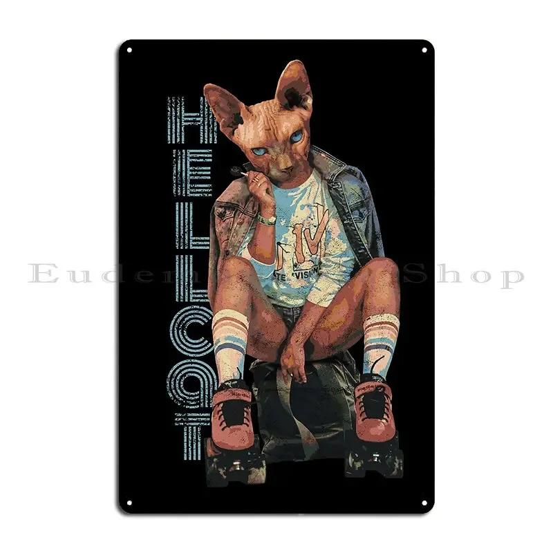 Hellcat Metal Sign Living Room Garage Wall Custom Printing Wall Mural Tin Sign Poster