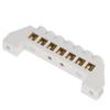 10pcs 7 Hole Bridge Design Electrical Distribution Wire Screw Brass Terminal Block Connectors