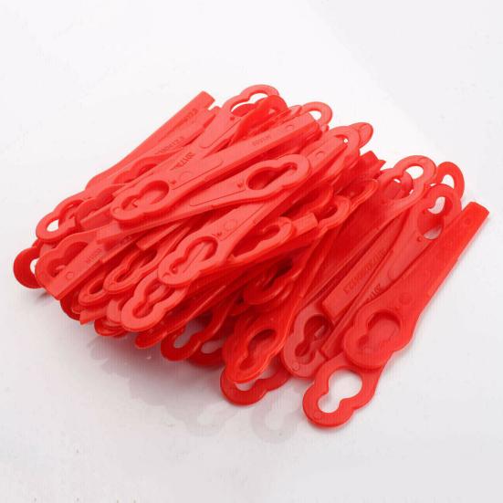 100 шт садовая пластиковая газонокосилка косилка режущее лезвие триммер нож аксессуары